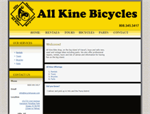 Tablet Screenshot of bicyclehawaii.com